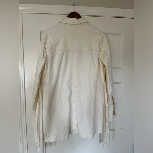 DOROTHEE SCHUMACHER
Urban Spirit Off White Linen & Cotton Jacket Overshirt - Picture 5 of 14